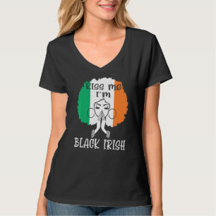 Camiseta Bésame yo soy negro irlandés de St Patricks Day Bl