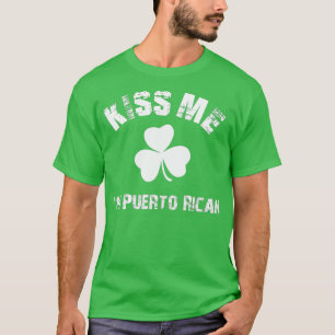 Camiseta Bésame yo, un amante puertorriqueño del Día de 