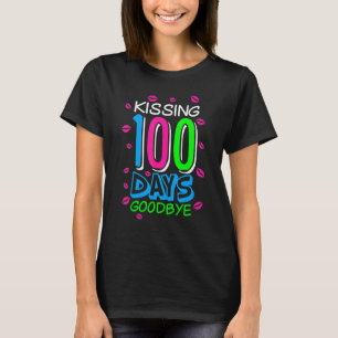Camiseta Besando 100 días adiós 100° día de clases
