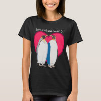 "besando" al Rey Pingüino
