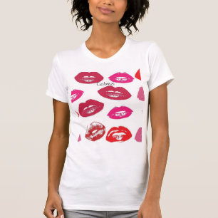 Camiseta Besando los labios rojos Thunder_Cove