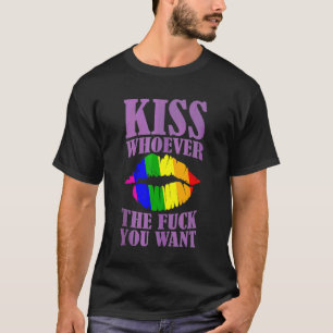 Camiseta Besar A Quien Quiera La F Que Quiere El Orgullo Lg