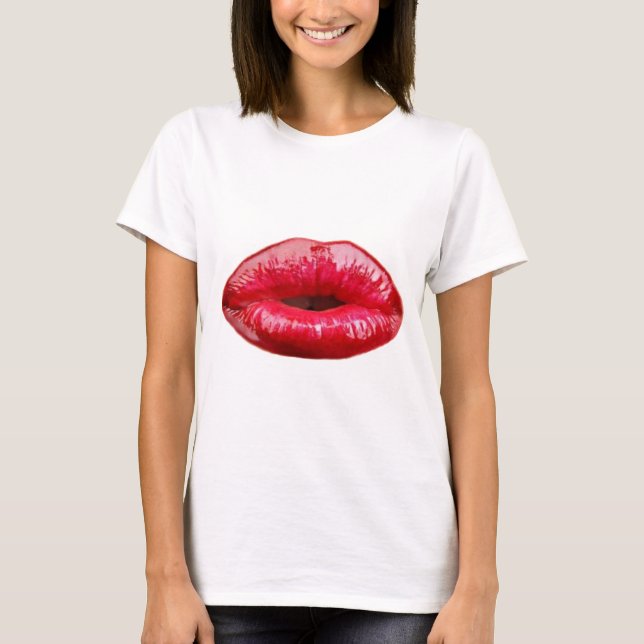 Camiseta ¡Besar los labios! (Anverso)