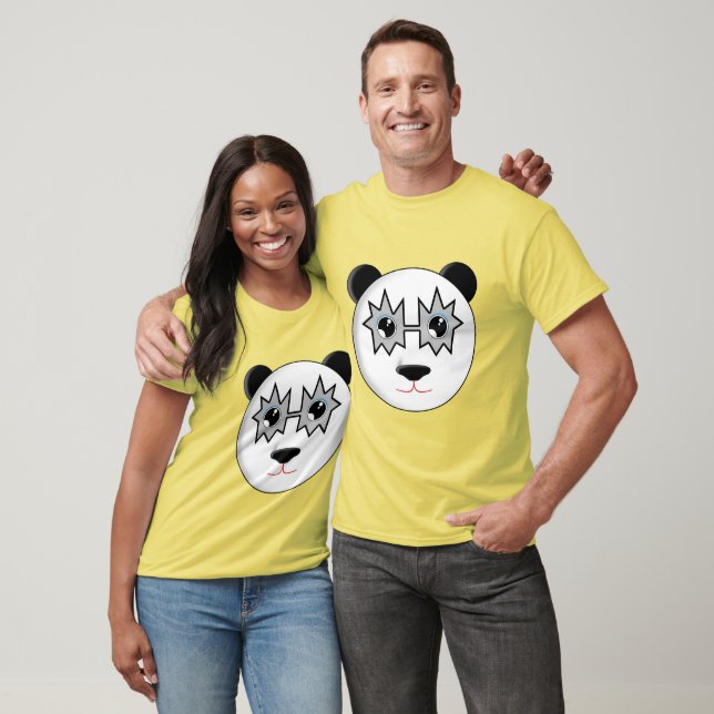 Camiseta Besar los pandas (Unisexo)