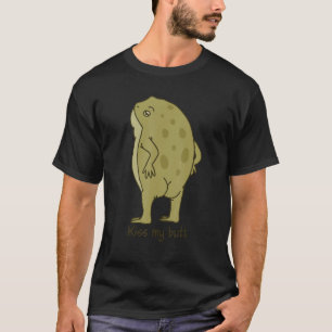 Camiseta Besar mi culo Rana divertida