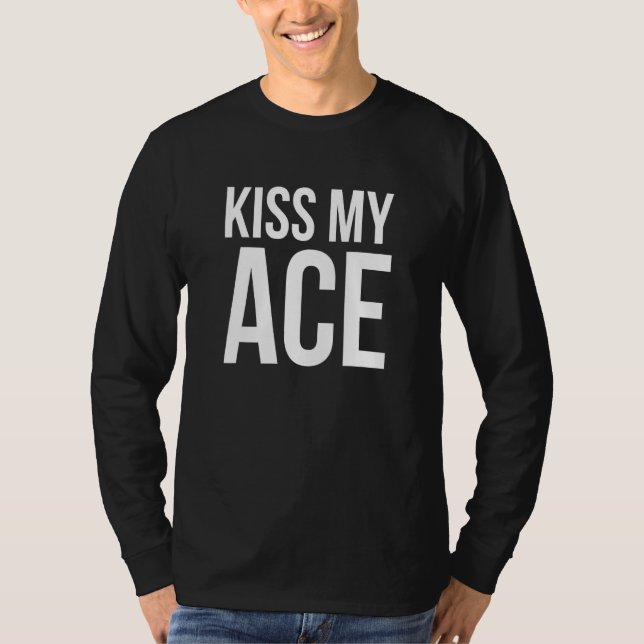 Camiseta Besar mi póquer de Ace - Pun de póker (Anverso)