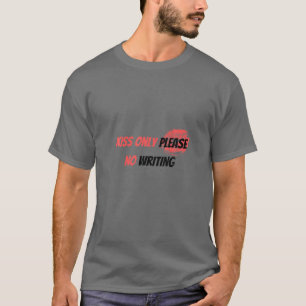 Camiseta Besar sólo por favor, sin escribir Novedad gráfi