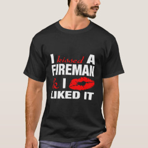 Camiseta Besé A La Novia De Un Bombero Gracioso