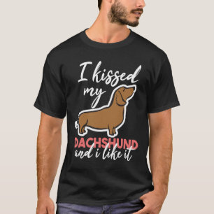 Camiseta Besé A Mi Dachshund Y Me Gusta Que Navidades Dach
