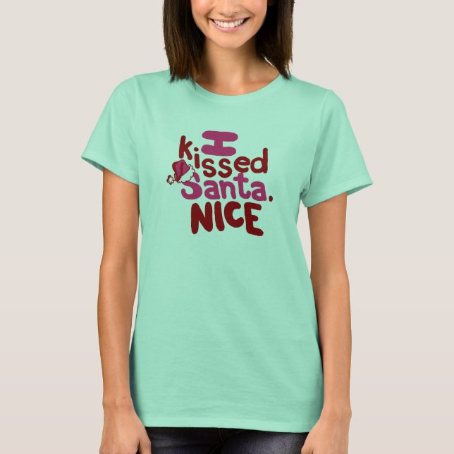 Camiseta besé a santa t. (Anverso)