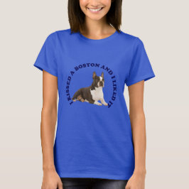 Camiseta Besé a un Boston Terrier