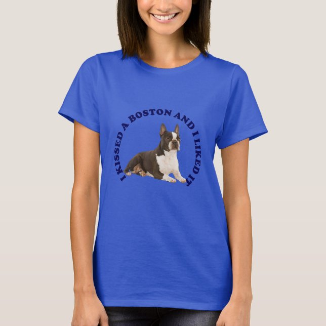 Camiseta Besé a un Boston Terrier (Anverso)