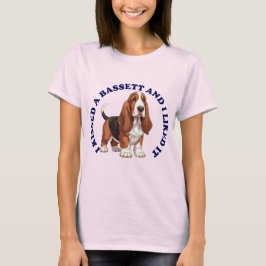 Camiseta Besé a un cachorro de sabueso de Bassett