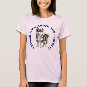 Camiseta Besé a un cachorro Malamute