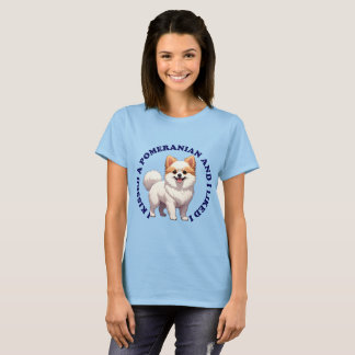 Camiseta Besé a un cachorro Pomerania