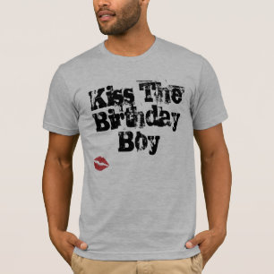 Camiseta Bese al muchacho del cumpleaños
