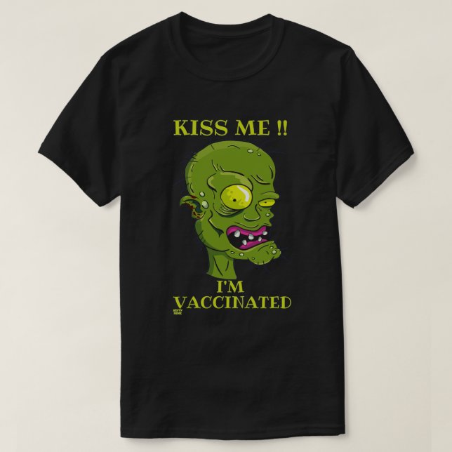 Camiseta "BESE, ESTOY VACUNADO" gracioso (Diseño del anverso)