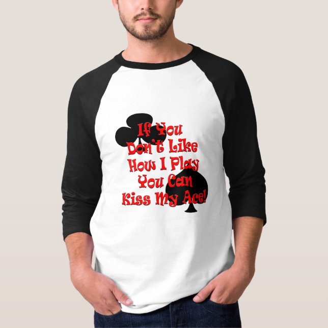 Camiseta ¡Bese mi as! (Anverso)
