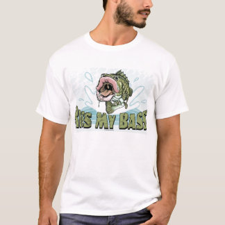 Camiseta Bese mi engranaje grande bajo de los pescados de