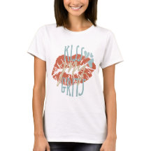 Bese mi lápiz labial meridional de la tipografía