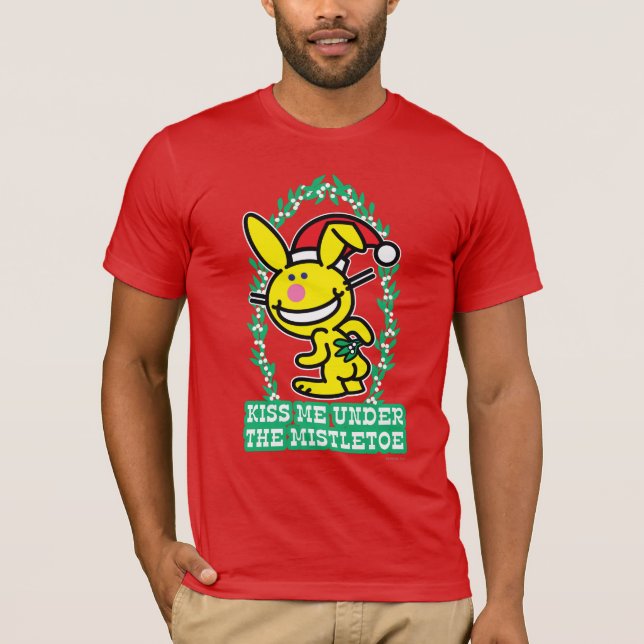 Camiseta Béseme debajo del muérdago (Anverso)