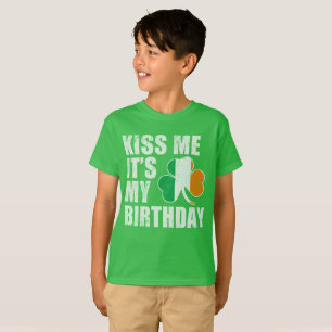 Camiseta Béseme que es mi cumpleaños