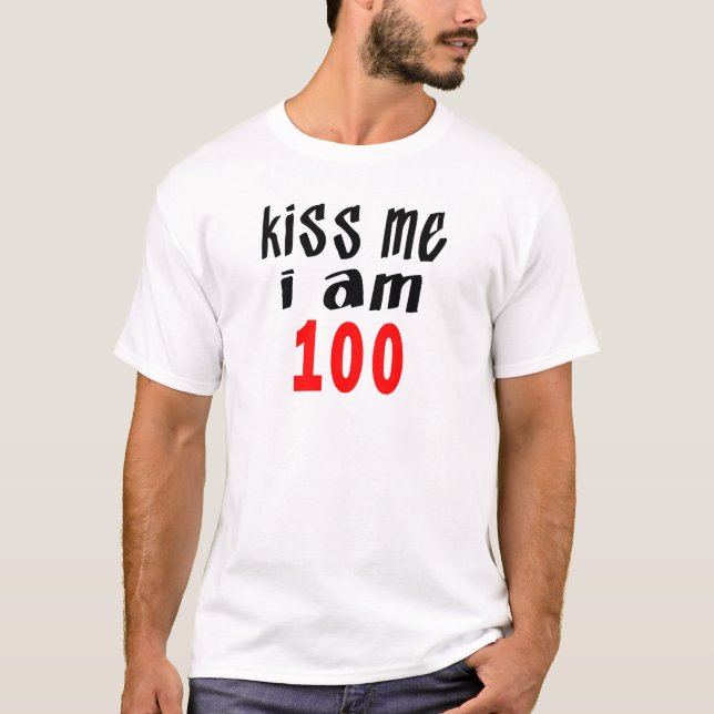 Camiseta Béseme que soy 100 (Anverso)