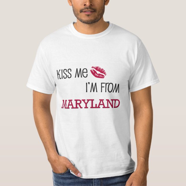Camiseta Béseme que soy de MARYLAND (Anverso)