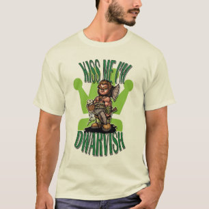 Camiseta béseme que soy dwarvish