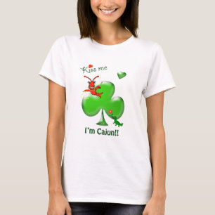 Camiseta Béseme que soy el día de St Patrick de los