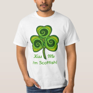 Camiseta ¡"Béseme que soy escocés! "