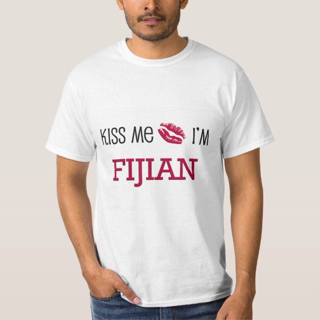 Camiseta Béseme que soy FIJIAN (Anverso)