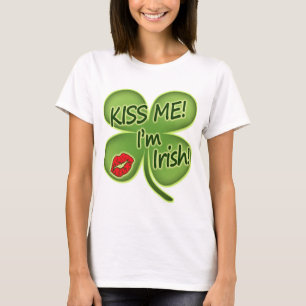Camiseta Béseme que soy irlandés