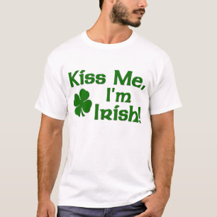 Camiseta Béseme que soy irlandés