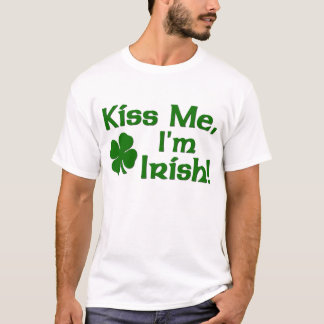 Camiseta Béseme que soy irlandés