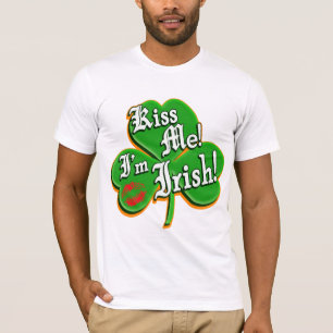 Camiseta Béseme que soy irlandés