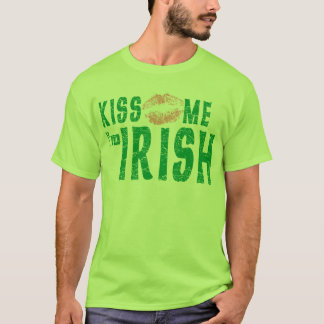 Camiseta Béseme que soy irlandés