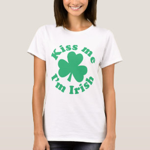 Camiseta Béseme que soy irlandés