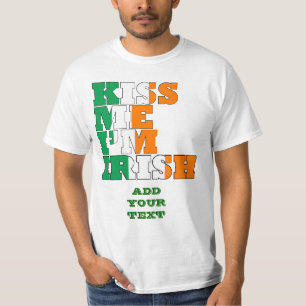 Camiseta Béseme que soy irlandés