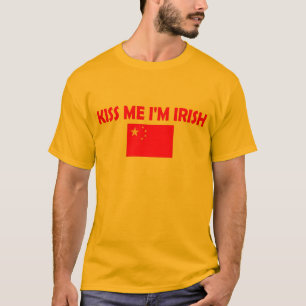 Camiseta ¿Béseme que soy irlandés???