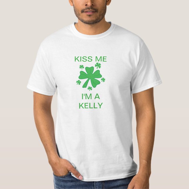 Camiseta Béseme que soy Kelly (Anverso)