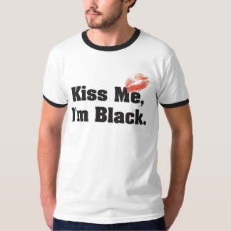 Camiseta Béseme que soy negro