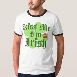 Camiseta Béseme que soy obra clásica irlandesa