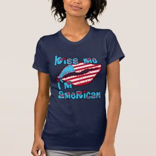 Camiseta Béseme que soy productos americanos