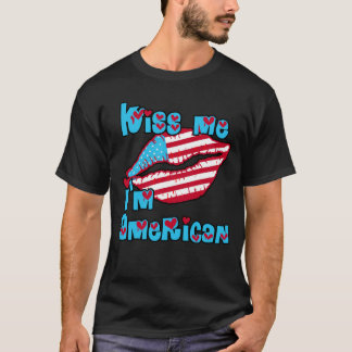 Camiseta Béseme que soy productos americanos