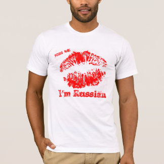 Camiseta Béseme que soy ruso