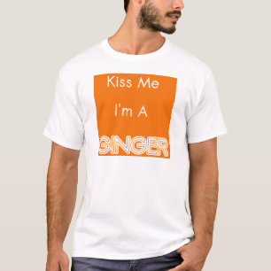 Camiseta Béseme que soy un jengibre