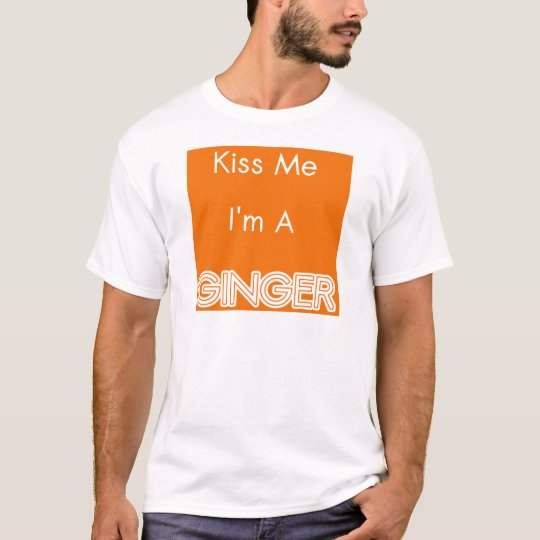 Camiseta Béseme que soy un jengibre