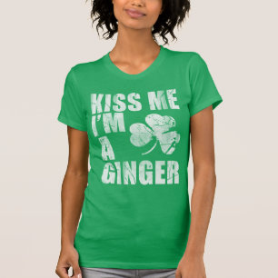 Camiseta Béseme que soy un jengibre