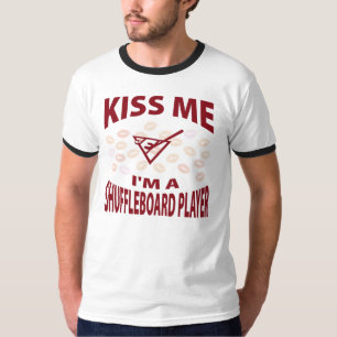 Camiseta Béseme que soy un jugador del Shuffleboard
